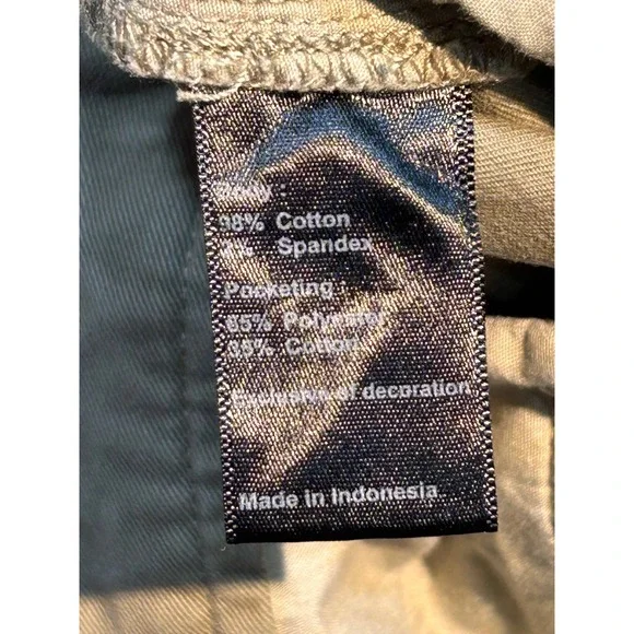 Flint and Tinder 365 Shorts Mens 33 Tan Khaki Stretch Chino Cotton FADIG - Picture 5 of 7